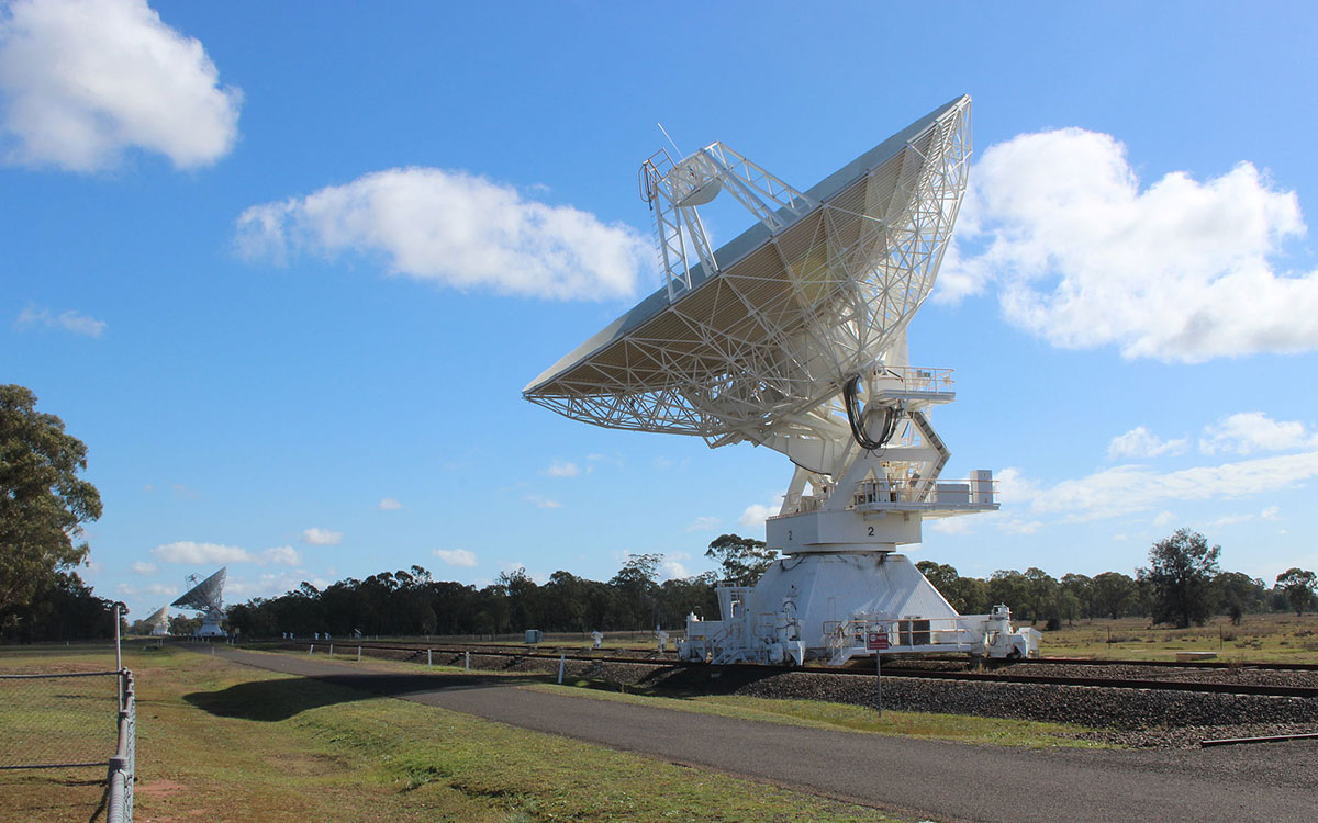 radio telescope near wee waa